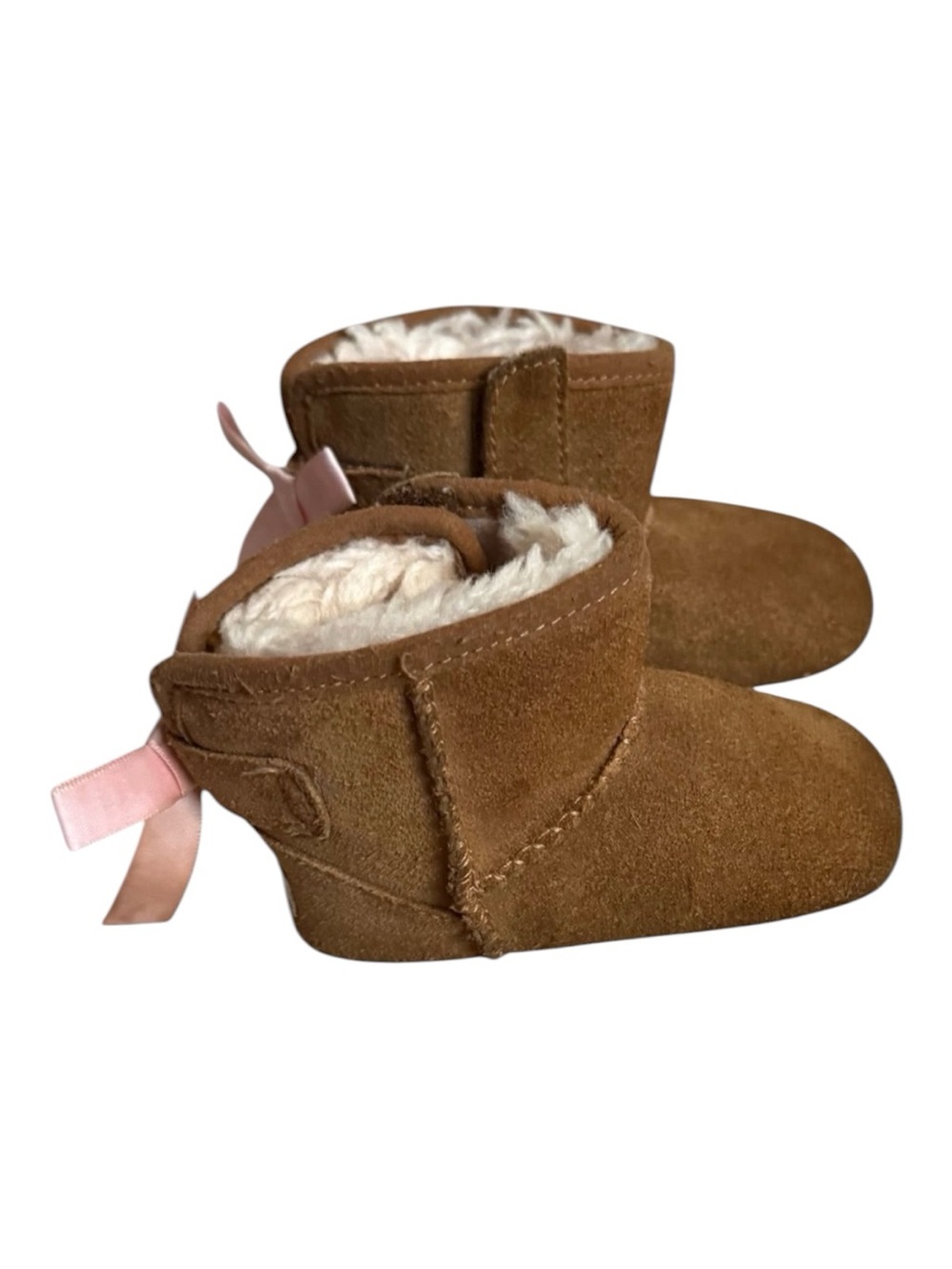 UGG JESSE BOW II BOOTIES CHESTNUT CRIB TODDLER ORIG 1018452I Size 02/03